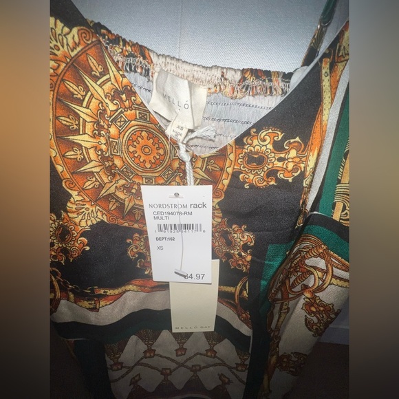 NWT Mello Day Baroque Print Dress XS - Picture 4 of 4